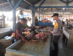 Polsek Syamtalira Bayu Monitoring Sembako di Pasar Keude Bayu, Pastikan Ketersediaan dan Stabilitas Jelang Ramadhan