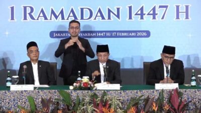 Pemerintah Tetapkan 1 Ramadan 1447 H Jatuh pada 19 Februari 2026