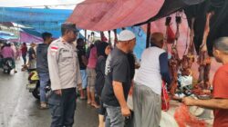 Jelang Ramadhan, Polsek Muara Satu Intensifkan Patroli Meugang di Pasar Batuphat Timur