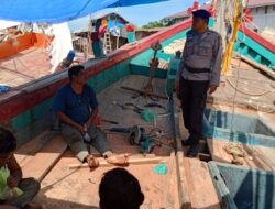 Sat Pol Airud Patroli Dialogis di PPI Pusong Lama, Nelayan Diimbau Waspada Cuaca dan Tolak Premanisme