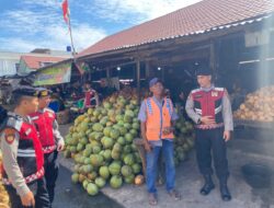 Sat Samapta Polres Lhokseumawe Intensifkan Patroli Pasar, Kapolres: Pastikan Aktivitas Ekonomi Aman dan Kondusif