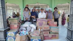 Di Momentum Ramadan, Kapolres Lhokseumawe Bersama Mahasiswa STIK-PTIK Salurkan Bantuan Kapolri untuk Pengungsi Banjir Bluka Tebai