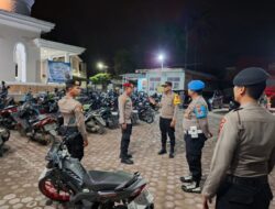 Jaga Kekhusyukan Tarawih Ramadan, Polres Lhokseumawe Gelar Patroli Terpadu di Sejumlah Masjid