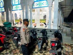 Jaga Kekhusyukan Ramadhan, Polsek Kuta Makmur Amankan Pelaksanaan Sholat Tarawih di Wilayah Hukumnya