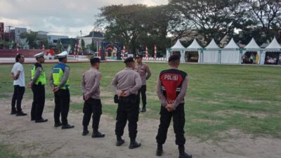 Polres Lhokseumawe Amankan Bazar Ramadhan di Lapangan Hiraq, Ragam Lomba Islami Semarakkan Penutupan