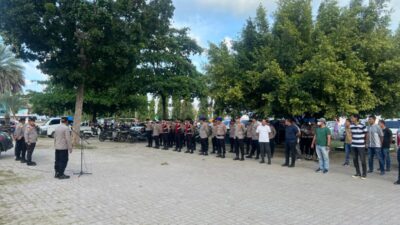 Polres Lhokseumawe Gelar Apel dan Pengamanan Lalu Lintas Jelang Berbuka Puasa