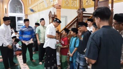 Kapolres Lhokseumawe Hadiri Anjangsana Ramadhan di Masjid Syura Meunasah Mee, Pererat Silaturahmi dengan Masyarakat