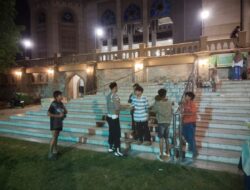 Polsek Banda Sakti Patroli dan Amankan Shalat Tarawih di Islamic Center Lhokseumawe