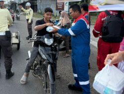 Perta Arun Gas Bagikan 1.000 Paket Takjil untuk Masyarakat di Lhokseumawe