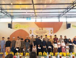 Polres Lhokseumawe Buka Puasa Bersama Insan Pers dan Santuni Anak Yatim