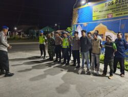 Apel Malam Pos Pelayanan Ops Ketupat Seulawah Digelar di Terminal Kandang, Personel Gabungan Siap Beri Pelayanan Maksimal