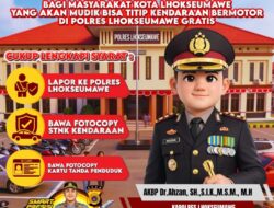 Polres Lhokseumawe Buka Layanan Penitipan Kendaraan Gratis bagi Warga yang Mudik Lebaran