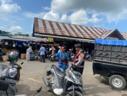 Patroli Kota Presisi Sat Samapta Polres Lhokseumawe Sambangi Pusat Ekonomi, Cegah Gangguan Kamtibmas