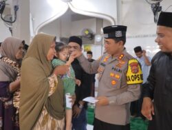 Kapolres Lhokseumawe Santuni Anak Yatim di Pusong Lama, Wujud Kepedulian Polri di Bulan Ramadan