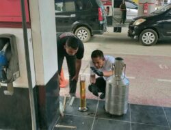 Satreskrim Polres Lhokseumawe Sidak SPBU, Pastikan Kualitas dan Takaran BBM Bersubsidi Sesuai Standar