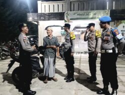 Patroli Terpadu Polres Lhokseumawe Amankan Shalat Tarawih, Ciptakan Rasa Nyaman di Bulan Ramadan