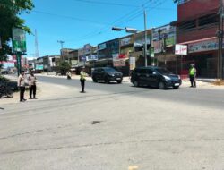 Apel Kesiapan Pos Pantau Krueng Geukuh, Personel Langsung Atur Lalin di SP 4 Dewantara