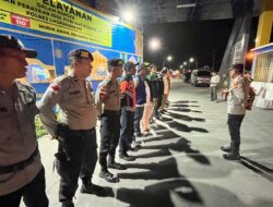 Arus Lalu Lintas di Terminal Tipe A Ramai Lancar, Personel Gabungan Siaga Beri Pelayanan Maksimal