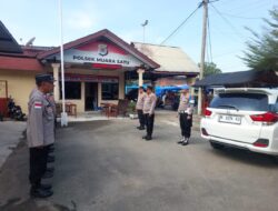 Kapolsek Muara Satu Pimpin Apel Pagi, Tekankan Disiplin dan Profesionalitas Personel
