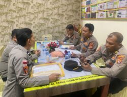 Tim Wasops Irwasda Polda Aceh Cek Pelaksanaan Operasi Ketupat Seulawah 2026 di Polres Lhokseumawe