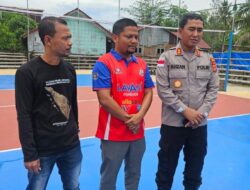 Turnamen Voli Ball Kapolres Lhokseumawe Cup II Siap Digelar, Kapolres Turun Langsung Cek Kesiapan