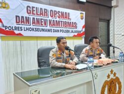 Kapolres Lhokseumawe Pimpin Gelar Operasional, Tekankan Pelayanan Humanis dan Super Persuasif