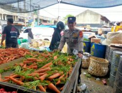 Cegah Aksi Kriminalitas, Polisi Intensifkan Pemantauan di Pasar Inpres Lhokseumawe