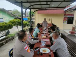 Perkuat Sinergi, Kapolsek Muara Satu Silaturrahmi Bersama Geuchik Bahas Antisipasi Guantibmas