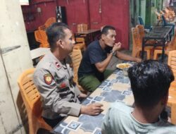 Patroli Malam Polsek Meurah Mulia, Polisi Imbau Warga Waspada Curanmor