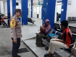 Patroli Malam di Terminal, Polsek Muara Dua Jaga Kamtibmas Tetap Kondusif