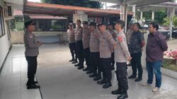 Apel Pagi Polsek Dewantara, Kapolsek Tekankan Disiplin, Kebersihan dan Pelayanan Prima