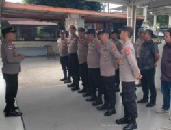 Apel Pagi Polsek Dewantara, Kapolsek Tekankan Disiplin, Kebersihan dan Pelayanan Prima