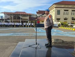 Kasi Propam Polres Lhokseumawe Ingatkan Personel Disiplin dan Patuhi Aturan Saat Apel Pagi