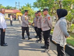 Wakapolres Lhokseumawe Monitoring Apel Satuan Fungsi, Pastikan Arahan Pimpinan Tersampaikan
