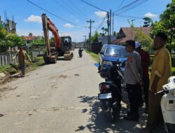 Kapolsek Meurah Mulia Bersama Muspika Cek Irigasi, Pastikan Sawah Segera Dialiri Air