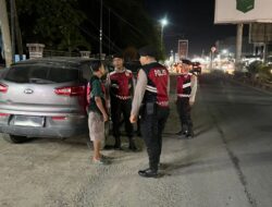 Patroli Perintis Presisi Satsamapta Polres Lhokseumawe, Jaga Kondusifitas Kota di Malam Hari