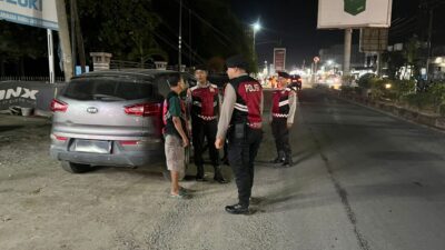 Patroli Perintis Presisi Satsamapta Polres Lhokseumawe, Jaga Kondusifitas Kota di Malam Hari