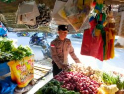 Patroli Dialogis di Pasar Inpres, Polsek Banda Sakti Antisipasi Gangguan Kamtibmas