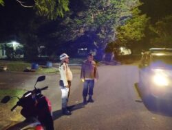 Patroli Malam, Polsek Muara Satu Antisipasi Guantibmas di Kawasan Permukiman dan Objek Vital