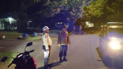 Patroli Malam, Polsek Muara Satu Antisipasi Guantibmas di Kawasan Permukiman dan Objek Vital