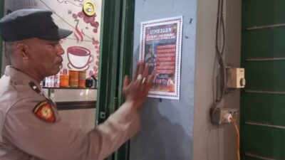 Antisipasi El Nino, Polsek Meurah Mulia Sebarkan Imbauan Kapolres di Titik Keramaian