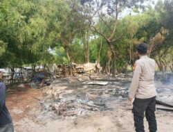 Rumah Kayu di Dewantara Terbakar, Polisi Gerak Cepat Amankan TKP