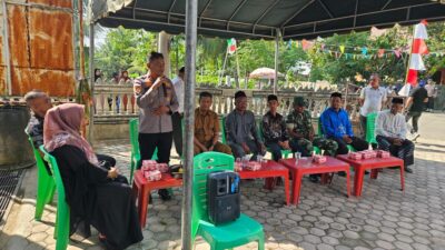 Kapolsek Meurah Mulia Hadiri Pilchiksung Barat Paya Itek, Apresiasi Pemilihan Berjalan Aman dan Tertib