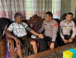 Wujud Kepedulian Institusi, Si Dokkes Polres Lhokseumawe Cek Kondisi Personel yang Sakit