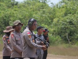Kapolres Lhokseumawe Pimpin Latihan Menembak, Asah Profesionalisme dan Kesiapsiagaan Personel