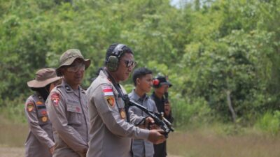 Kapolres Lhokseumawe Pimpin Latihan Menembak, Asah Profesionalisme dan Kesiapsiagaan Personel