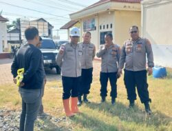 Pembangunan Empat Unit Rumdin Polsek Muara Dua Dimulai, Wujud Pemenuhan Prasarana Personel dalam Bertugas