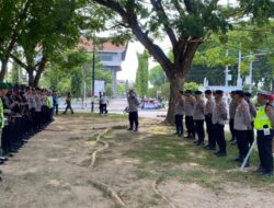 Ratusan Personel Gabungan Lakukan Pengamanan, Aksi May Day di Lhokseumawe Berlangsung Tertib