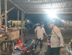 Patroli Dialogis Malam Hari, Polsek Blang Mangat Perkuat Keamanan dan Bangun Kedekatan dengan Warga