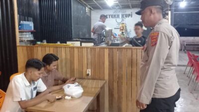 Patroli Malam Polsek Meurah Mulia, Polisi Imbau Warga Waspada Curanmor dan Jaga Kamtibmas 